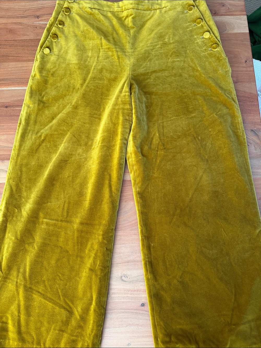 Sézane x MDLO Paz trousers in Velvet Gold
